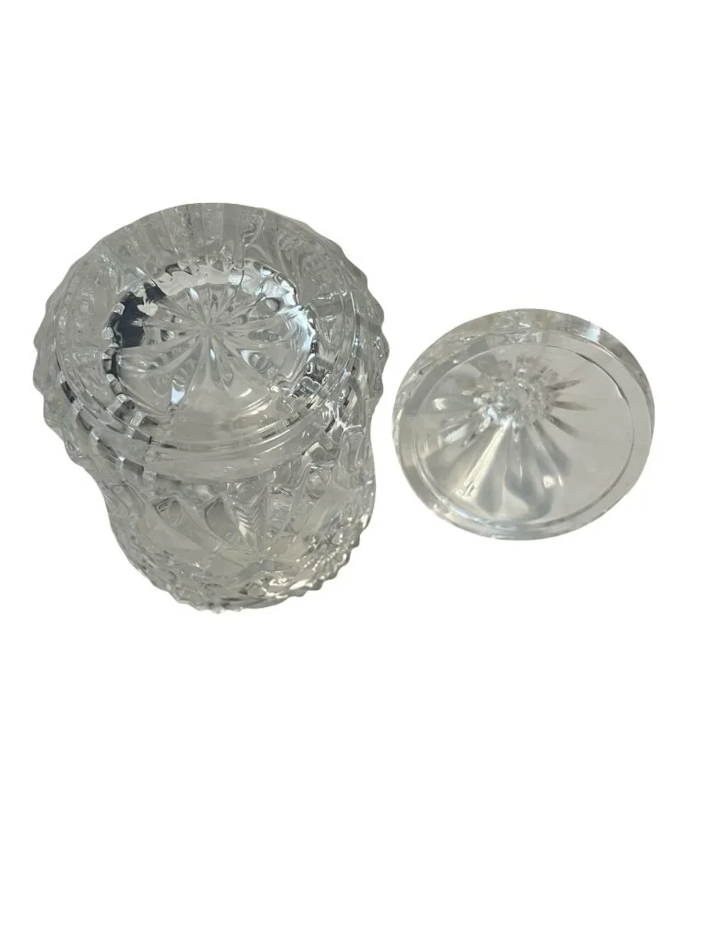 Vintage pressed glass